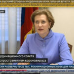 Anna Popova espone i dati coronavirus alla conferenza online con il Presidente del Consiglio della Russia